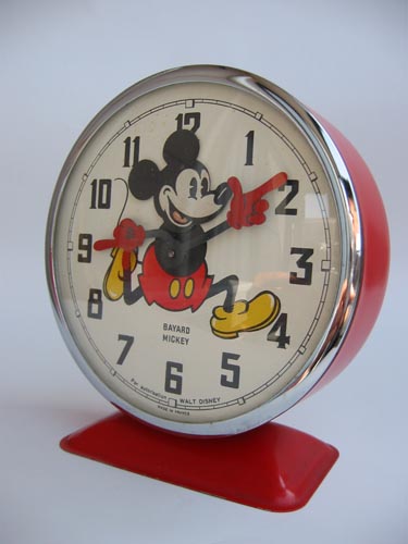 品質満点 置き時計 ミッキー - 置時計