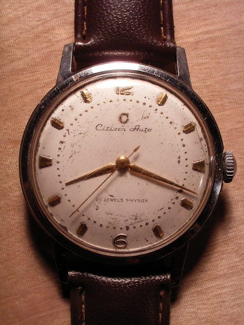 シチズンオート - 国産初期の自動巻き腕時計